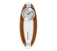 Wm. Widdop W7850 Wall Clock in Wood and Glass finish and Pendulum