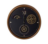 Wm Widdop Wall Clock with Moving Gears 50 cm