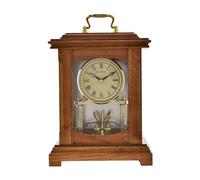 Wm.Widdop Wood Lantern Style Mantel Clock 29.5 x 19 x 12.5cm