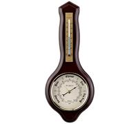 Wm.Widdop Wooden Barometer and Thermometer