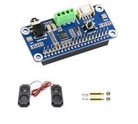 WM8960 Audio HAT Module for Raspberry Pi Zero/Zero W/Zero WH/2B/3B/3B+ Hi-Fi Sound Card HAT Stereo CODEC Playing and Recording I2S Interface Stereo 3D Surrounding