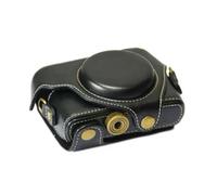 WMAMBZNDHP Camera Case Bag Cover Fit for Sony RX100 Fit for Mark II III IV V M2 M3 M4 M5 M6 M7 with Screw Buttom Case Strap Shoulder Bag(Black)