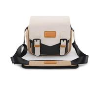 WMAMBZNDHP Camera Shoulder Bag Camera Case Small Camera Messenger Bag Travel Photography Bag Fit for Canon Fit for Nikon Fit for Sony Fit for Fuji DSLR/SLR(S White)
