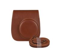 WMAMBZNDHP Fit for Instant Camera Storage Case Camera Bag PU Magnetic Buckle with Shoulder Strap Fit for Fujifilm Fit for Instax Mini 12/11/9/8 2024(Brown)