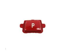 WMAMBZNDHP LHD RHD Car Gear Shift Lever Auto P Parking Button Cap Fit for BMW X5 X6 E70 E71 E72 F15 F16 2008 2009 2010 2011 2012 2013 2014-2019(Model A-RHD-Red)