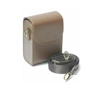 WMAMBZNDHP PU Leather Case Camera Bag Fit for Canon Fit for Powershot G9x G7x Mark II III SX740 SX730 SX720 SX710 SX700 Fit for Fujifilm XF10 Fit for RICOH GR IIIx GR3(Coffee)