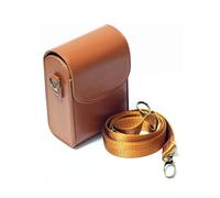 WMAMBZNDHP PU Leather Case Camera Bag Fit for Canon Fit for Powershot G9x G7x Mark II III SX740 SX730 SX720 SX710 SX700 Fit for Fujifilm XF10 Fit for RICOH GR IIIx GR3(Brown)