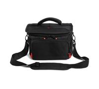 WMAMBZNDHP Red DSLR Shoulder Bags Digital Video Photo Camera Bag Travel Case with Waterproof Rain Cover Fit for Canon Fit for Nikon Fit for Sony Lens