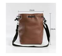 WMAMBZNDHP Waterproof Camera Bag Small Insert Fit for Photography Lens Bag Fit for Canon Pouch Fit for Fujifilm DSLR Camera Case with Shoulder Strap(Coffee L)
