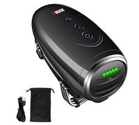 WMARK Barber Massager/Cordless HandheldMassager, Charge Neck/Legs/Hand/FaceMassager, 2 Massage Nodes 2600AMH,Black