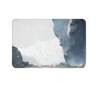 WMASTNjgdA A Stone Falling from the Sky Pattern Unique Customized Doormat - Front Door Mat for Indoor & Outdoor Use - Personalized Welcome Mat with Durable Polyester Material and Non-Slip Bottom