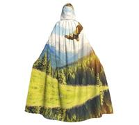 WMASTNjgdA An eagle is flying Unique Darkness Poncho Shawl - Customizable Wearable Blanket for Women, Perfect Halloween Costume Accessory, Knight, Akatsuki, and More