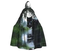 WMASTNjgdA Azure Lurker Unique Darkness Poncho Shawl - Customizable Wearable Blanket for Women, Perfect Halloween Costume Accessory, Knight, Akatsuki, and More