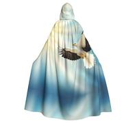 WMASTNjgdA Birds flying in the sunshine Unique Darkness Poncho Shawl - Customizable Wearable Blanket for Women, Perfect Halloween Costume Accessory, Knight, Akatsuki, and More