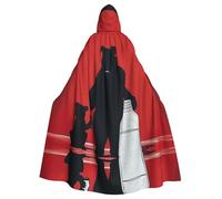 WMASTNjgdA black bear Unique Darkness Poncho Shawl - Customizable Wearable Blanket for Women, Perfect Halloween Costume Accessory, Knight, Akatsuki, and More