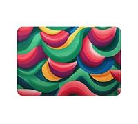 WMASTNjgdA Colorful Biological Morphology Pattern Unique Customized Doormat - Front Door Mat for Indoor & Outdoor Use - Personalized Welcome Mat with Durable Polyester Material and Non-Slip Bottom