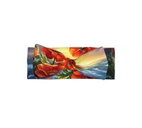 WMASTNjgdA Cute Baby Bow Headband - Unique custom designs for infants girls, soft polyester bows, perfect for 0-6 months babies, sunset, cloud, flower