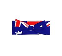 WMASTNjgdA Cute Baby Bowknot Headbands - Unique Personalized Designs for Infants Girls, Soft Polyester Bows, Perfect for 0-6 Months Baby, Australian Flag