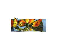 WMASTNjgdA Cute Bowknot Headbands Unique Design Personalized Baby Girls Soft Polyester Headbands Perfect for 0-6 Months Yellow Butterfly