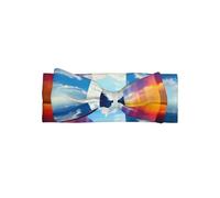 WMASTNjgdA Cute Bowknot Headbands Unique Design Personalized Baby Girls Soft Polyester Headbands Perfect for 0-6 Months, Floating Palace in the Sky