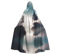 WMASTNjgdA Floating tree Unique Darkness Poncho Shawl - Customizable Wearable Blanket for Women, Perfect Halloween Costume Accessory, Knight, Akatsuki, and More