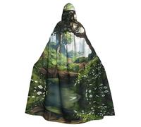 WMASTNjgdA Flower Path Unique Darkness Poncho Shawl - Customizable Wearable Blanket for Women, Perfect Halloween Costume Accessory, Knight, Akatsuki, and More