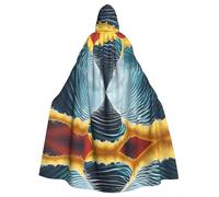 WMASTNjgdA Light bulb psychedelic Unique Darkness Poncho Shawl - Customizable Wearable Blanket for Women, Perfect Halloween Costume Accessory, Knight, Akatsuki, and More