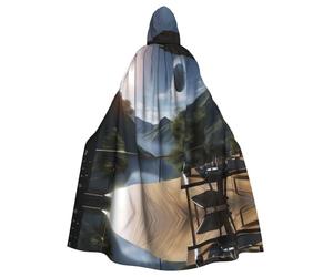 WMASTNjgdA Long distance asteroid belt Unique Darkness Poncho Shawl - Customizable Wearable Blanket for Women, Perfect Halloween Costume Accessory, Knight, Akatsuki, and More