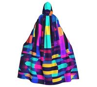 WMASTNjgdA Neon volume lamp Unique Darkness Poncho Shawl - Customizable Wearable Blanket for Women, Perfect Halloween Costume Accessory, Knight, Akatsuki, and More
