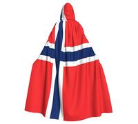 WMASTNjgdA Norwegian flag Unique Darkness Poncho Shawl - Customizable Wearable Blanket for Women, Perfect Halloween Costume Accessory, Knight, Akatsuki, and More