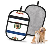 WMASTNjgdA Reusable West Virginia Flag Pet Hair Removal Glove | Stylish Full-Print Electrostatic Mitt for Dog & Cat Hair | Gentle Grooming & Furniture Cleaning Tool for Couch, Car, Bedding