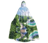 WMASTNjgdA Summer vacation destination Unique Darkness Poncho Shawl - Customizable Wearable Blanket for Women, Perfect Halloween Costume Accessory, Knight, Akatsuki, and More