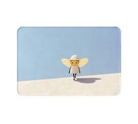 WMASTNjgdA SunnyBeeStroll Pattern Unique Customized Doormat - Front Door Mat for Indoor & Outdoor Use - Personalized Welcome Mat with Durable Polyester Material and Non-Slip Bottom