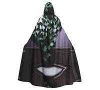 WMASTNjgdA Vines grow all over the corner Unique Darkness Poncho Shawl - Customizable Wearable Blanket for Women, Perfect Halloween Costume Accessory, Knight, Akatsuki, and More