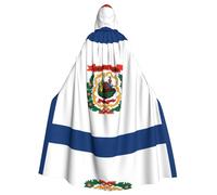 WMASTNjgdA West Virginia Flag Unique Darkness Poncho Shawl - Customizable Wearable Blanket for Women, Perfect Halloween Costume Accessory, Knight, Akatsuki, and More
