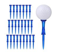 WMAWJBT Golf Tees Plastic 3-1/4'' 50 Count Durability and Stability Golf Tee Reduced Friction & Side Spin Professional Strong Tees (Blue)