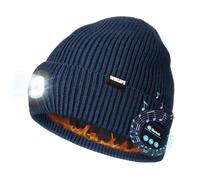 Wmcaps Bluetooth LED Lighted Beanie with Thick Fleece Lining for Men Women