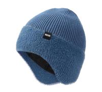 Wmcaps Men's Thermal Hat with Earflaps and Warm Beanie,Ashleigh Blue