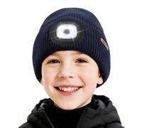 Wmcaps Upgraded Kids LED Lighted Beanie with Soft Warm Lining for Boy Girl