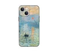 WMCFNG Compatible with iPhone 14 Case,Monet Impression Sunrise Aesthetic Art Phone Case,Slim Shockproof Protective Waterproof Bumper Cover for iPhone 14 Women Man Boy Girls