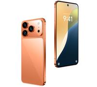 WMDMJT I17 Pro Max 16GB RAM 1TB ROM Smartphone, 7.3INCH HD Display with ProMotion up to 120Hz, Snapdragon 8 gen4(10 cores) Chip, Breakthrough 8000Mah Battery Life,Orange-1TB