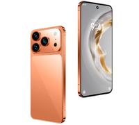 WMDMJT I17 Pro Max 7.3" FHD Super-V Display Smartphone, Dual Camera, Snapdragon 8Gen4, 8000mAh Battery, 5G Global Bands, Dual SlM-SD Slot, Face Unlock Mobile Phones,Orange-1TB