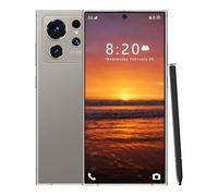 WMDMJT S25 Ultra Built-in Pen Cell Phone, 16GB RAM 1TB ROM Smartphone, Unlocked Android 7.3" Mobile Phones, 108MP Zoom Cameras, Fast Processor, Long Battery Life, 8000mAh,Grey-1TB