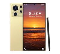 WMDMJT S25 Ultra Built-in Pen Cell Phone, 16GB RAM 1TB ROM Smartphone, Unlocked Android 7.3" Mobile Phones, 108MP Zoom Cameras, Fast Processor, Long Battery Life, 8000mAh,Gold-1TB
