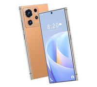 WMDMJT S25 Ultra Unlocked Cell Phone Android 14, 16GB RAM 1TB ROM 10 core Smartphone Mobile Phone, 8000mAh Battery Fast Charging, 7.3" FHD Screen, 108MP Camera, Dual SIM Phone/GPS/Face ID,Orange-1TB