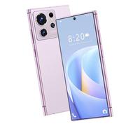 WMDMJT S25 Ultra Unlocked Cell Phone Android 14, 16GB RAM 1TB ROM 10 core Smartphone Mobile Phone, 8000mAh Battery Fast Charging, 7.3" FHD Screen, 108MP Camera, Dual SIM Phone/GPS/Face ID,Pink-1TB