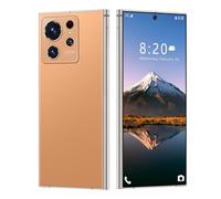 WMDMJT S26 Ultra Build-in Pen Smartphone, 16GB RAM 1TB ROM 5G Unlocked Phone, Android 14.0, 72/108MP Zoom Camera Mobile Phone, Long Battery Life 8000mAh, Dual SIM, 7.3“ HD Screen,Orange-1TB