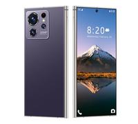 WMDMJT S26 Ultra Build-in Pen Smartphone, 16GB RAM 1TB ROM 5G Unlocked Phone, Android 14.0, 72/108MP Zoom Camera Mobile Phone, Long Battery Life 8000mAh, Dual SIM, 7.3“ HD Screen,Purple-1TB