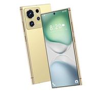 WMDMJT S26 Ultra Build-in Pen Smartphone, Android 14.0, Long Battery Life 8000mAh, 1TB with 128GB Memory Card Cell Phone, 7.3“ HD Screen, Dual SIM, 5G/Face ID/Fingerprint Lock/GPS,Gold-1TB