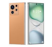 WMDMJT S26 Ultra Cell Phone, 7.3INCH HD Unlocked Android Smartphone, 1TB Storage, 108MP Camera, Night Mode, Long Battery Life, Built-in Pen, Snapdragon8gen3(10 core),Orange-1TB